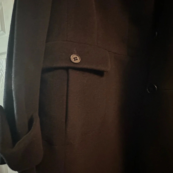Talbots wool blend trench coat - Picture 9 of 10
